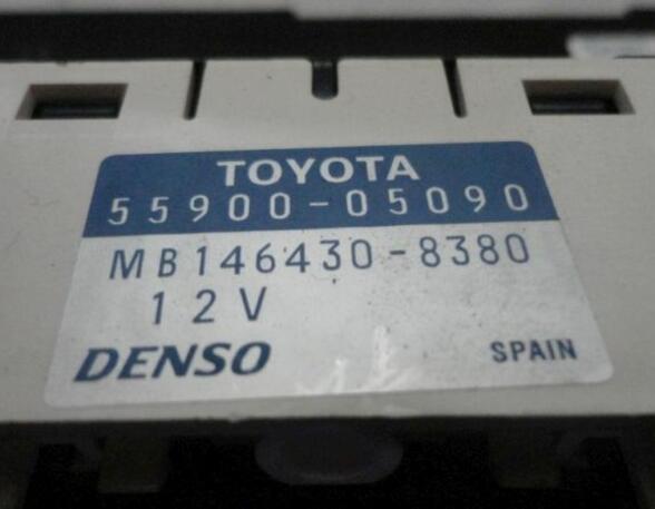 Heating & Ventilation Control Assembly TOYOTA Avensis (T22)