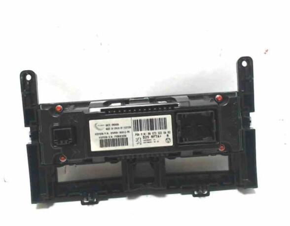 Heating & Ventilation Control Assembly PEUGEOT 407 Coupe (6C)