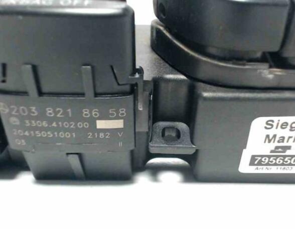 Schaltereinheit Schalter Warnblinker  Sitzheizung  ESP  ZV MERCEDES-BENZ C-KLASSE T-MODEL (S203) C 270 CDI 125 KW