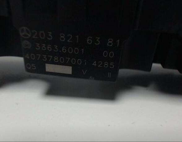 Schalter Sitzheizung Schalterleiste PDC ESP Warnblinker MERCEDES-BENZ C-KLASSE T-MODEL (S203) C 220 CDI 110 KW