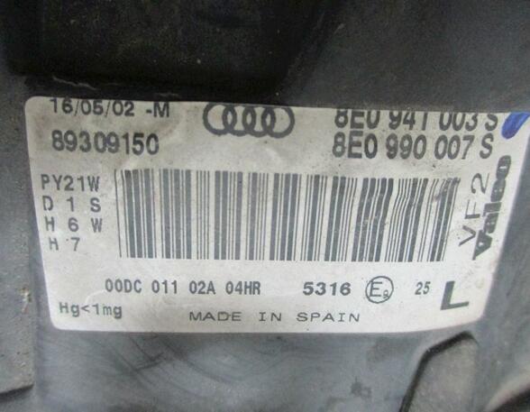 Headlight AUDI A4 Avant (8E5, B6)