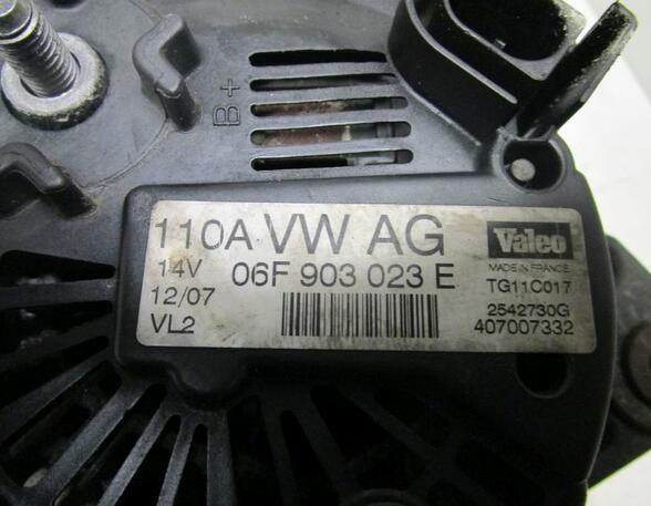 Lichtmaschine Generator 110A SKODA FABIA COMBI (6Y5) 1.4 TDI 59 KW
