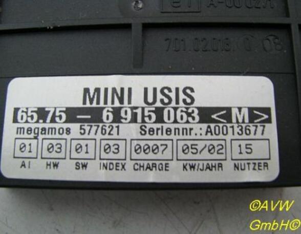 Sensor Innenraumüberwachung MINI MINI (R50  R53) COOPER 85 KW