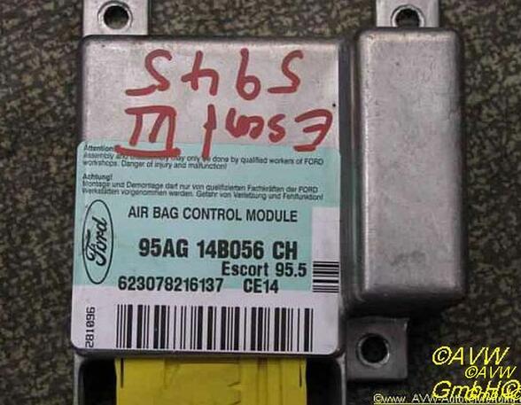 Airbag Control Unit FORD Escort VI (GAL), FORD Escort VI (AAL, ABL, GAL)