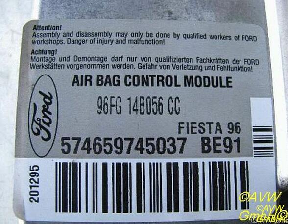 Airbag Control Unit FORD Fiesta IV (JA, JB)