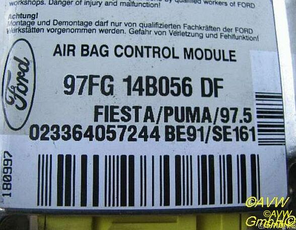 Steuergerät Airbag 97FG14B056DF FORD FIESTA IV (JA_  JB_) 1.3 I 44 KW