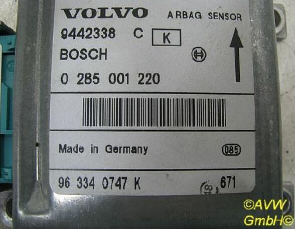 Airbag Control Unit VOLVO 850 Kombi (LW), VOLVO V70 I (875, 876)