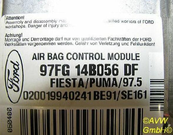 Steuergerät Airbag 97FG14B056DF FORD PUMA (EC_) 1.7 16V 92 KW