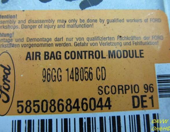 Airbag Control Unit FORD Scorpio II (GFR, GGR)