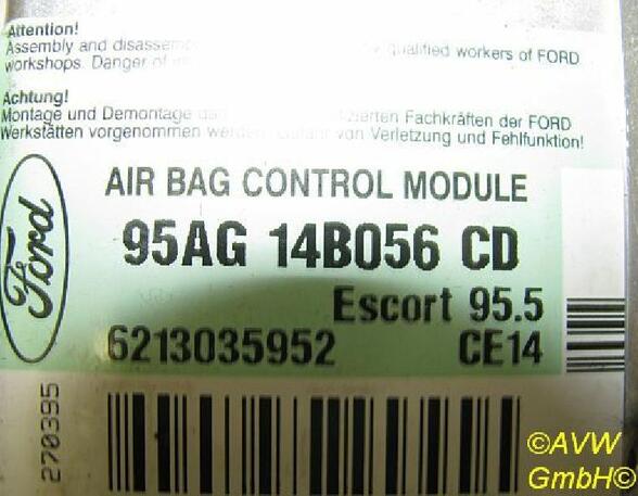 Regeleenheid airbag FORD Escort VI Stufenheck (AFL, GAL), FORD Escort VI Stufenheck (GAL)