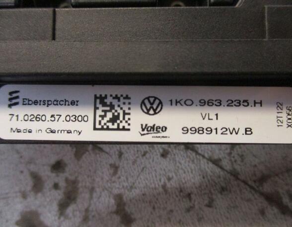 Heater Core Radiator VW Golf VI Variant (AJ5)