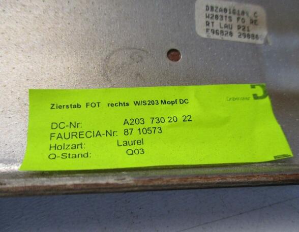 Door Card (Door Panel) MERCEDES-BENZ C-Klasse T-Model (S203)