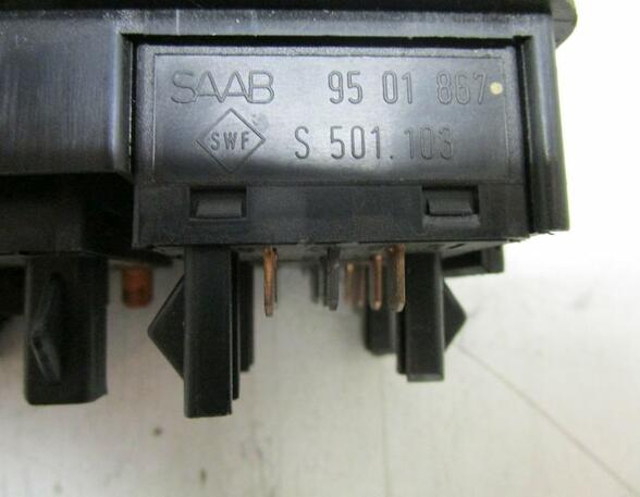 Schalter Fensterheber Schalterblock mit Lüfterschalter SAAB 9000 SCHRÄGHECK 2.3 -16 TURBO 143 KW