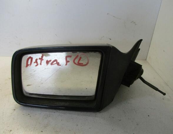 Außenspiegel mechanisch lackiert links schwarz  leichte Kratzer  Glas blättert ab OPEL ASTRA F CC (53_  54_  58_  59_) 1.6I 52 KW