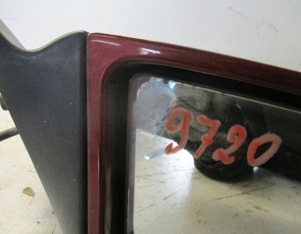 Außenspiegel mechanisch lackiert rechts rot  leichte Kratzer  Glas blättert ab OPEL ASTRA F CARAVAN (51_  52_) 1.6 55 KW