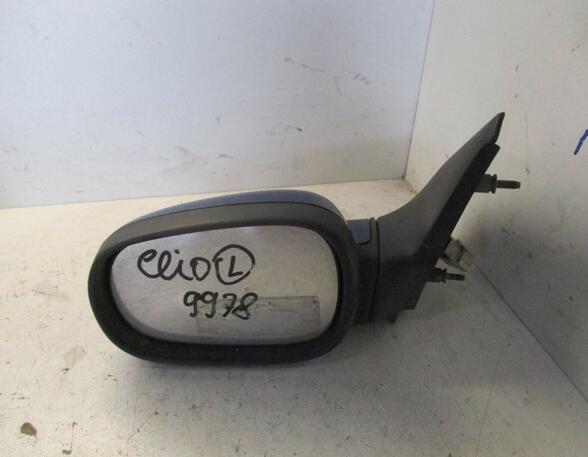 Außenspiegel elektrisch lackiert links leichte Kratzer RENAULT CLIO I (B/C57_  5/357_) 1.4 58 KW