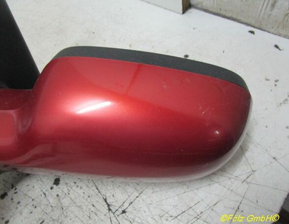 Außenspiegel elektrisch lackiert links Farbton Rot Met. TEB76 RENAULT MEGANE II (BM0/1_  CM0/1_) 1.9 DCI 96 KW