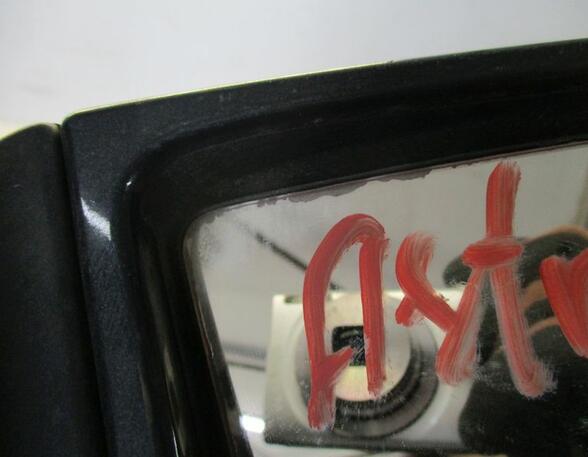 Außenspiegel mechanisch lackiert rechts schwarz  leichte Kratzer  Glas blättert ab OPEL ASTRA F CARAVAN (51_  52_) 1.6I 16V 74 KW