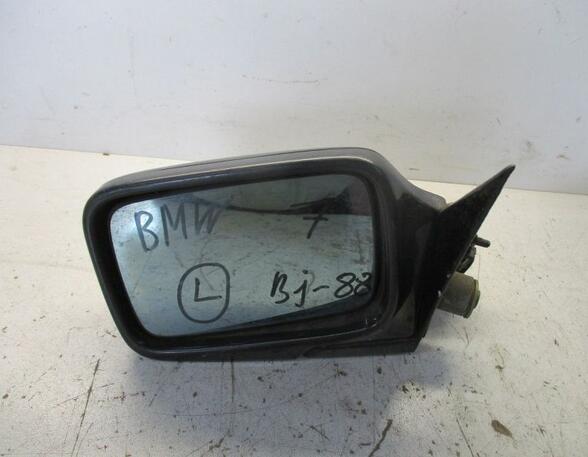 Außenspiegel elektrisch lackiert links schwarz  Kratzer siehe Bilder BMW 7 (E32) 730 I IL 145 KW