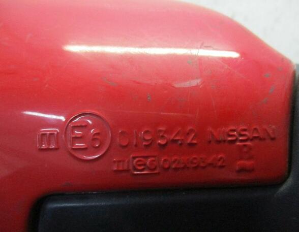 Außenspiegel mechanisch lackiert rechts rot  leichte Kratzer NISSAN PRIMERA (P10) 1.6 66 KW
