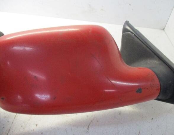 Außenspiegel mechanisch lackiert rechts rot  verblasst  leichte Kratzer SEAT IBIZA I (021A) 1.7 72 KW