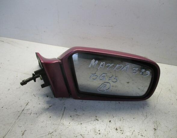 Außenspiegel mechanisch lackiert rechts lila  leichte Kratzer MAZDA 323 S IV (BG) 1.3 49 KW