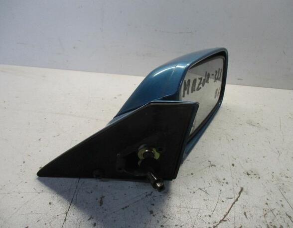 Außenspiegel mechanisch lackiert rechts blau  leichte Kratzer MAZDA 323 S IV (BG) 1.3 49 KW