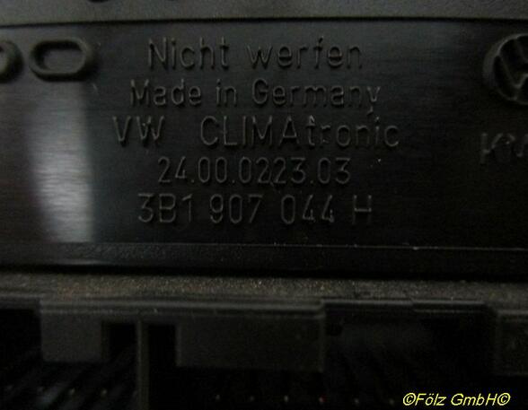 Bedienelement  Klimaanlage CLIMAtronic VW PASSAT VARIANT (3B6) 1.9 TDI 96 KW