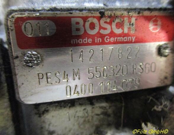 Einspritzpumpe (Diesel)  MERCEDES-BENZ HENSCHEL 2-T 206 D 2.2 44 KW