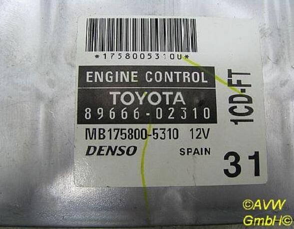Engine Management Control Unit TOYOTA Corolla Kombi (E12J, E12T)