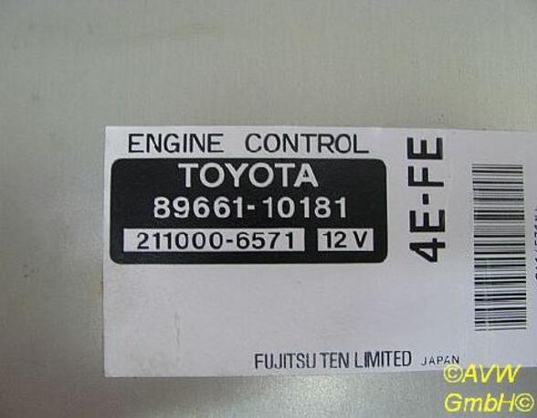 Engine Management Control Unit TOYOTA Starlet (P9)