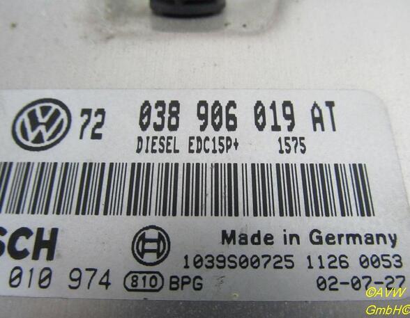Steuergerät Motor  VW GOLF IV (1J1) 1.9 TDI 74 KW