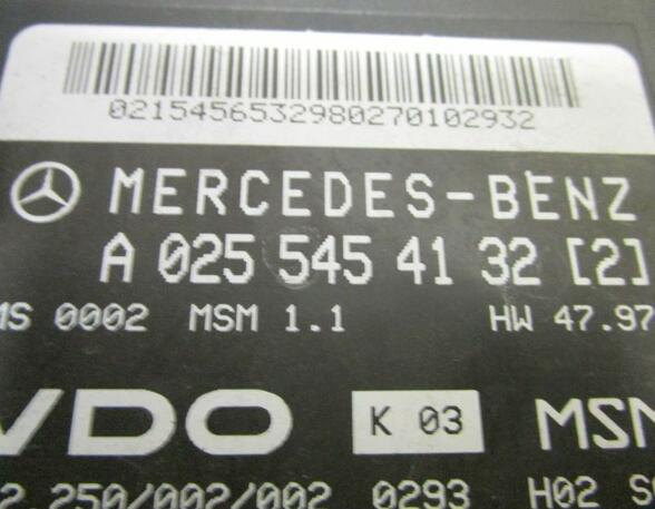 Steuergerät Motor Satz mit LMM  Wegfahrsperre  Schlüssel MERCEDES-BENZ A-KLASSE (W168) A 140 60 KW