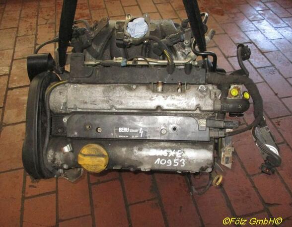 Motor ohne Anbauteile (Benzin) Z16XE  Abgaskrümmer 1 Stehbolzen abgerissen OPEL ZAFIRA A (F75_) 1.6 16V 74 KW