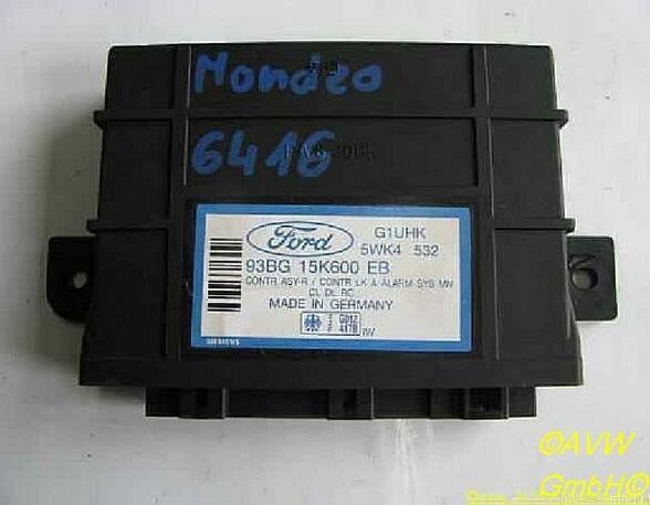 Central Locking System Control Unit FORD Mondeo I Stufenheck (GBP)