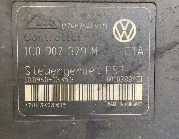 Abs Hydraulic Unit VW Golf IV Variant (1J5)