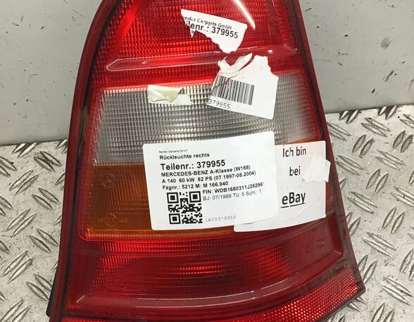 Combination Rearlight MERCEDES-BENZ A-Klasse (W168)