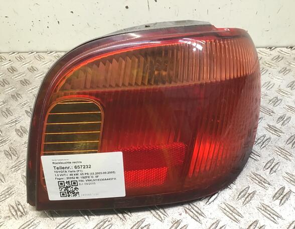 Achterlicht TOYOTA Yaris (NCP1, NLP1, SCP1)