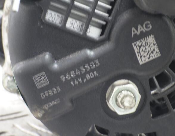 Lichtmaschine 96843503 CHEVROLET Spark M300 1.2 60 kW 82 PS 03.2010-12.2015