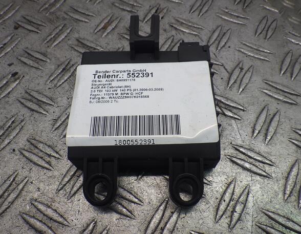 Controller AUDI A4 Cabriolet (8H7, B6, 8HE, B7)