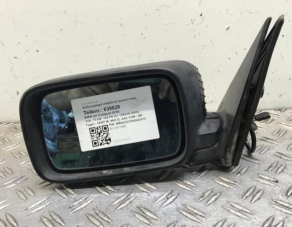 639820 Außenspiegel elektrisch lackiert links BMW 3er Compact (E36)
