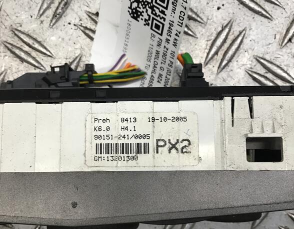 Air Conditioning Control Unit OPEL Astra H (L48)