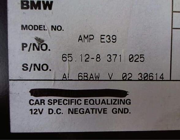 P16010978 Audio-Verstärker BMW 5er (E39) 65128371025