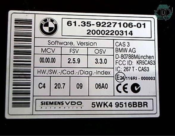 Controller BMW X5 (E70), BMW X6 (E71, E72)