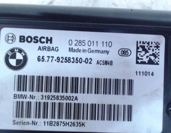 P16006082 Steuergerät Airbag BMW 1er (F20) 65779296495