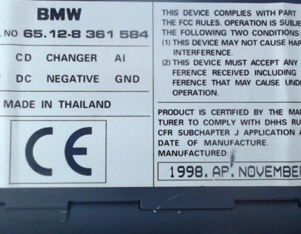 P16006981 CD-Wechsler BMW 3er Coupe (E46) 65128361584