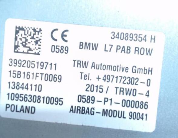 Front Passenger Airbag BMW 1er (F20)
