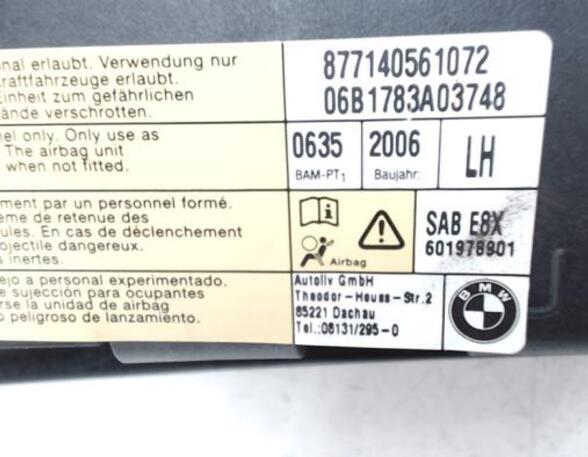 P16005570 Airbag Sitz BMW 1er (E87) 72127140561