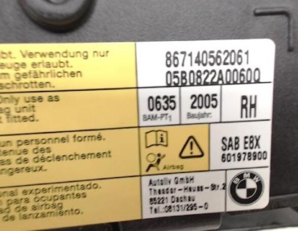 P16005168 Airbag Sitz BMW 1er (E87) 72127140562