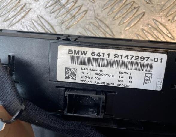 P16844241 Bedienelement für Klimaanlage BMW 1er (E81) 64119147297
